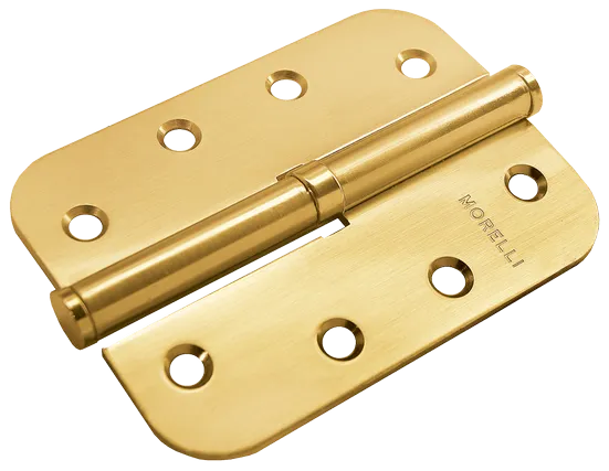 Петля карточная разъемная MSND-C 100X70X2.5 SG R с подшипником стальная левая, врезная, цвет матовое золото фото купить Балашиха