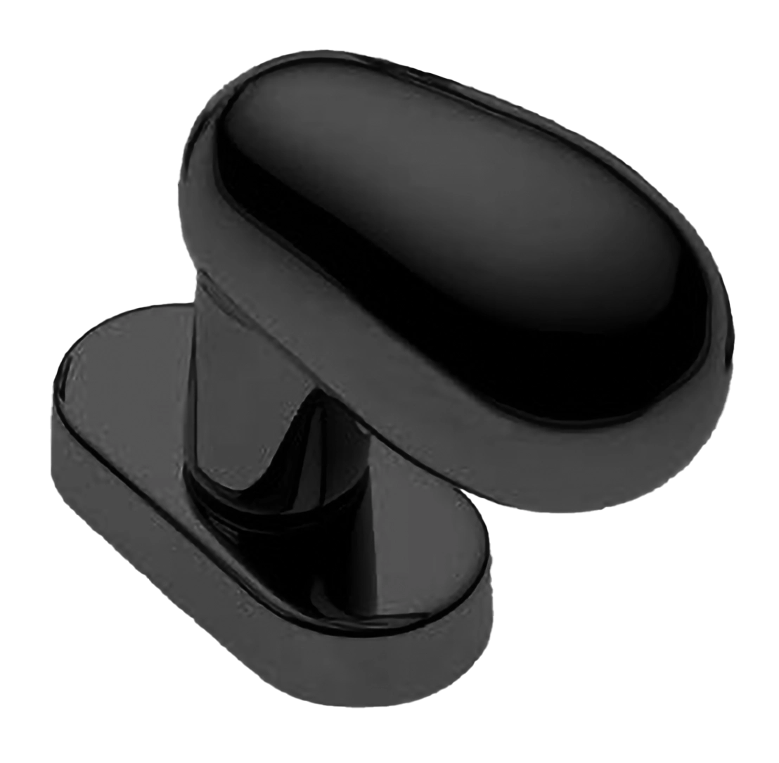 Ручка оконная UOVO W1 NERO, цвет - черный фото купить Балашиха