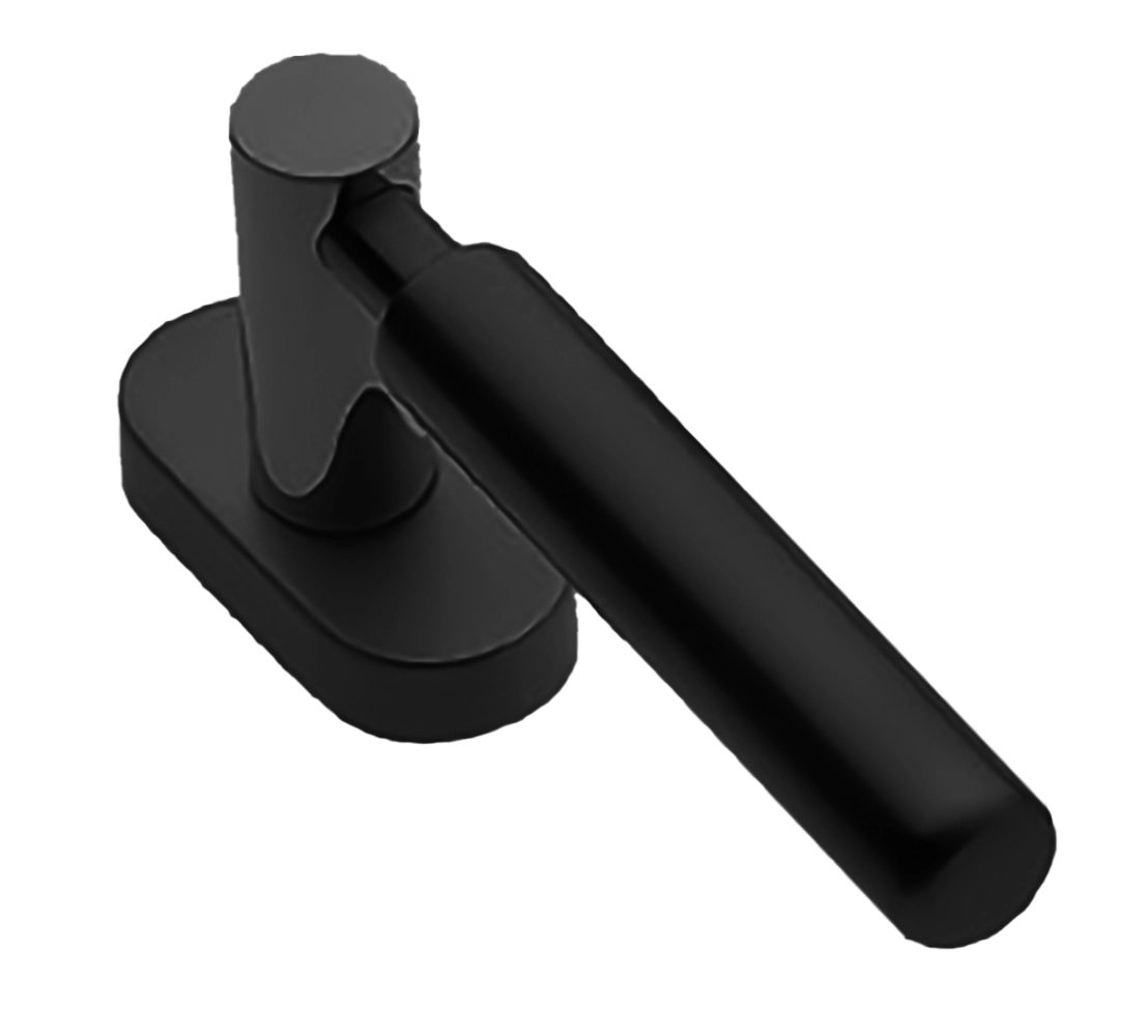 Ручка оконная CLOUD W1 NERO, цвет - черный фото 1 Ручка оконная CLOUD W1 NERO, цвет - черный фото купить Балашиха