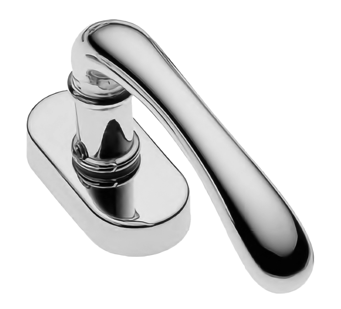 Ручка оконная RING W1 CRO, цвет - хром фото 1 Ручка оконная RING W1 CRO, цвет - хром фото купить Балашиха