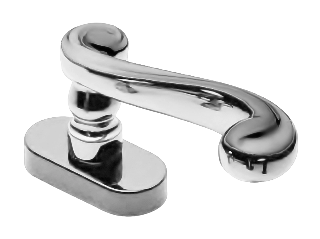 Ручка оконная PLAZA W1 CRO, цвет - хром фото 1 Ручка оконная PLAZA W1 CRO, цвет - хром фото купить Балашиха