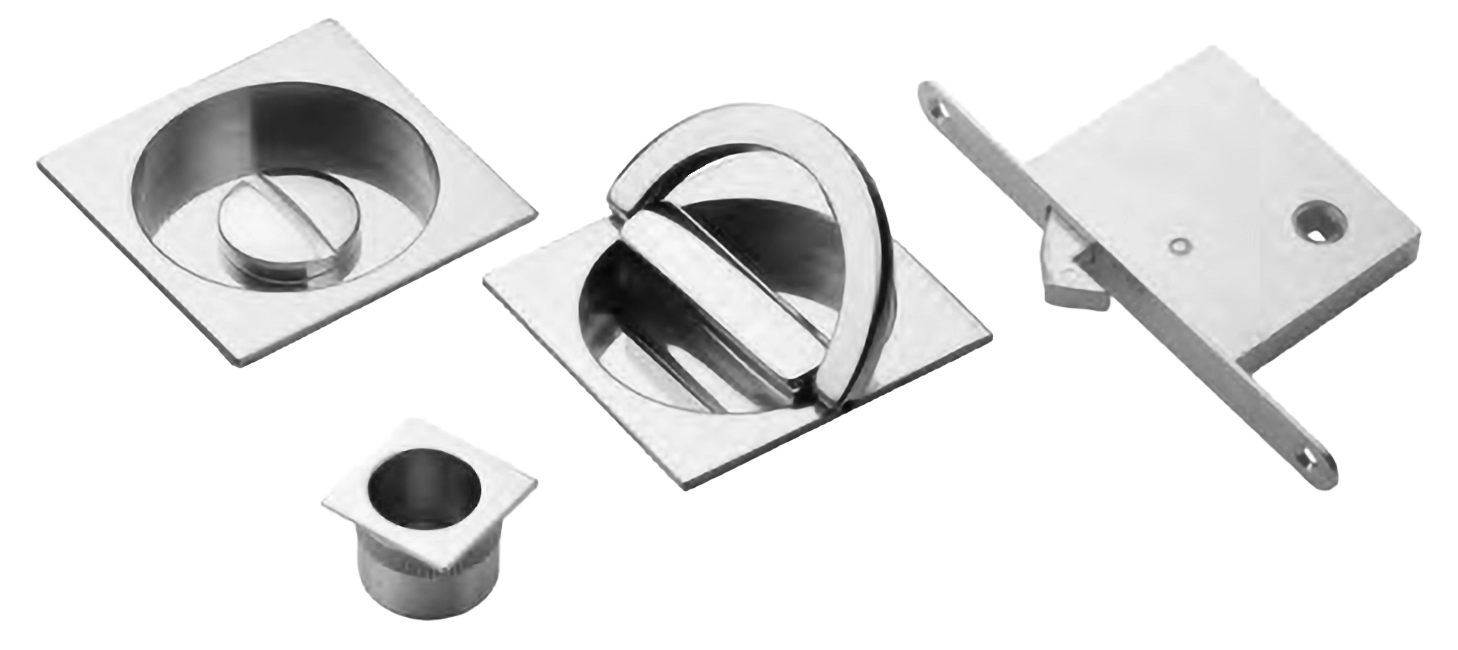 Комплект ручек для раздвижных дверей ART.75B/Q CRO с поворотным кольцом, пальчиковой ручкой и замком, цвет - хром фото 1 Комплект ручек для раздвижных дверей ART.75B/Q CRO с поворотным кольцом, пальчиковой ручкой и замком, цвет - хром фото купить Балашиха