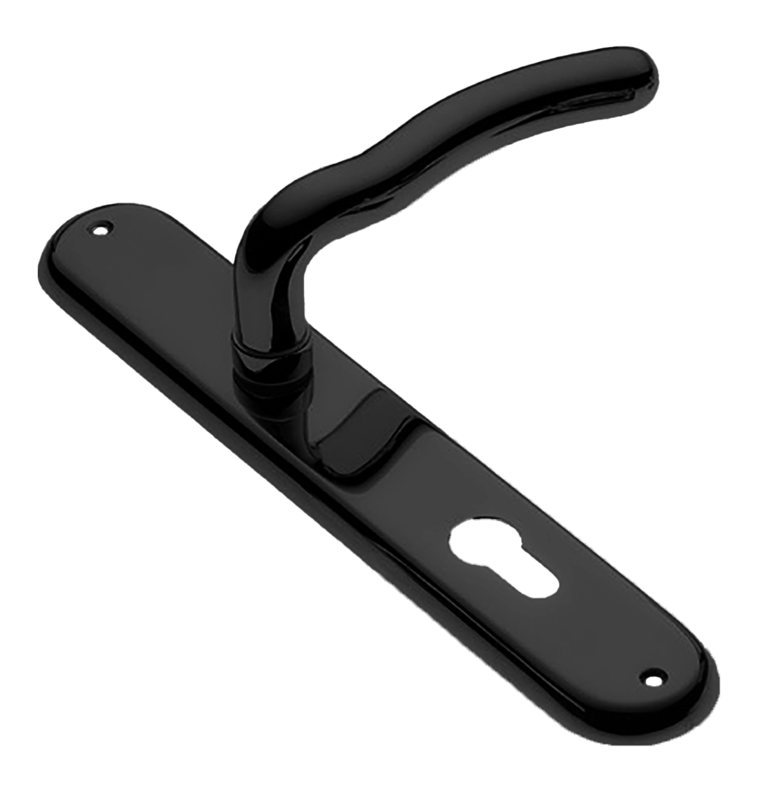 SNAKE PL NERO, ручка на планке, цвет - черный фото купить в Балашихе