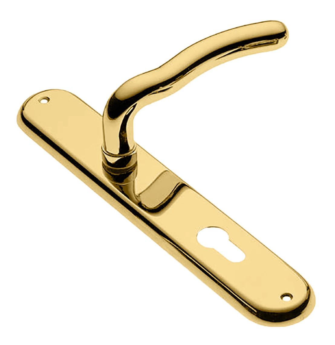 SNAKE PL OTL, ручка на планке, цвет - золото фото купить в Балашихе