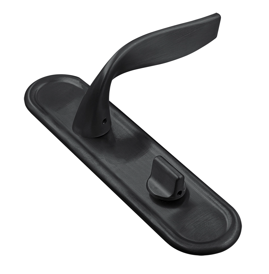 Ручка дверная SKYSCRAPER PLR WC SST на планке под сантехническую завертку, цвет Летняя гроза/Summer Storm фото купить Балашиха