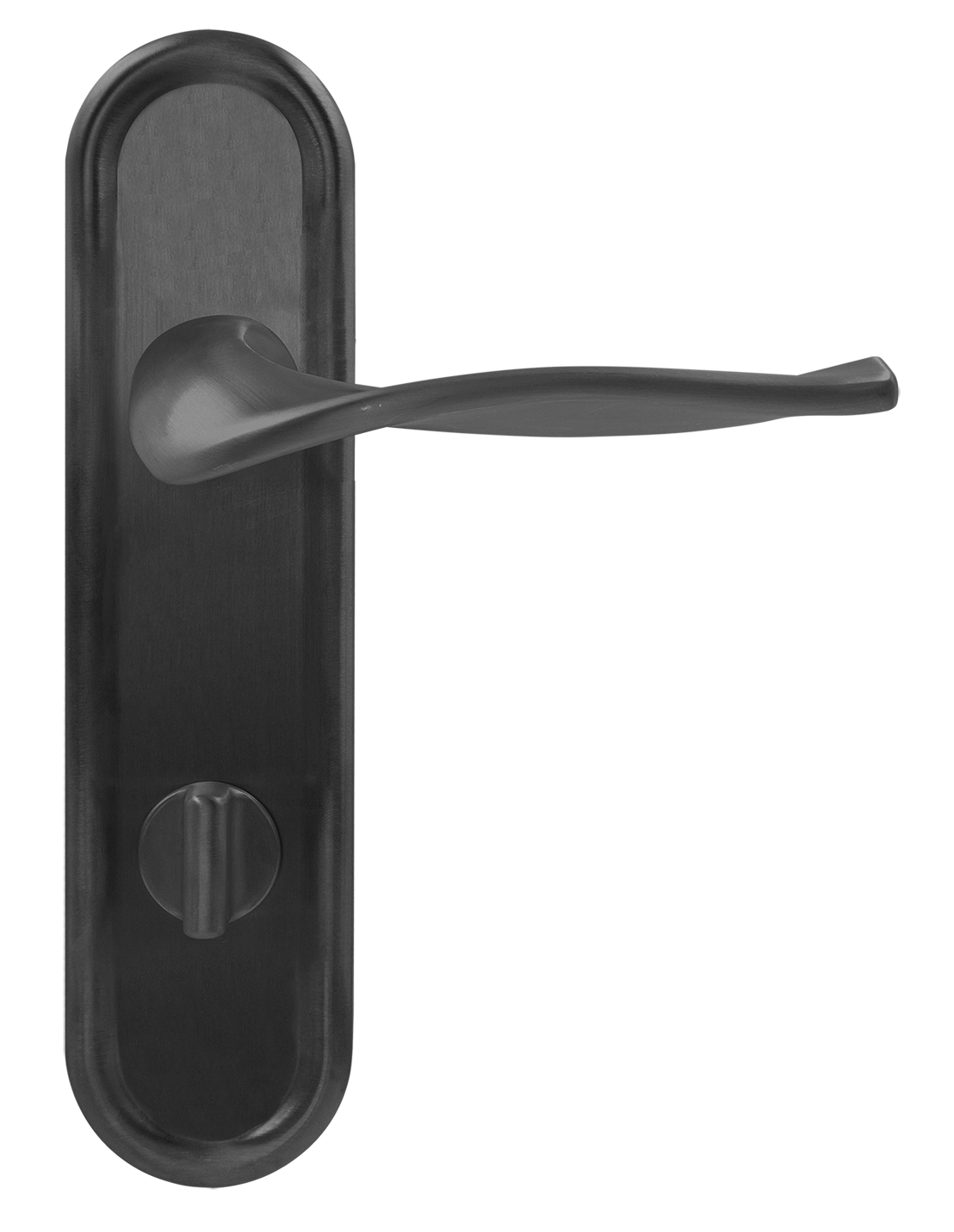 Ручка дверная SKYSCRAPER PLR WC SST на планке под сантехническую завертку, цвет Летняя гроза/Summer Storm фото купить в Балашихе