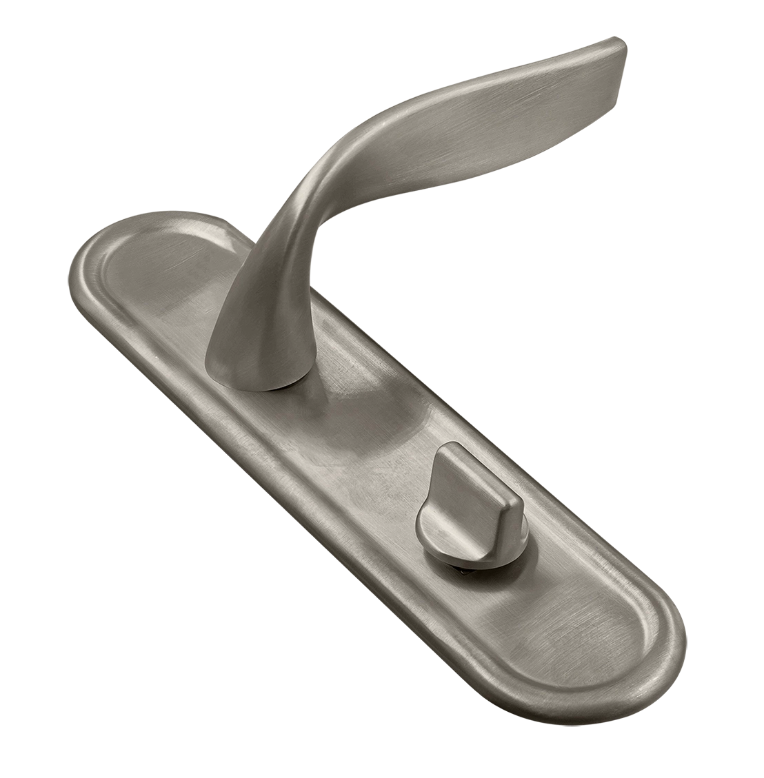 Ручка дверная SKYSCRAPER PLR WC SMI на планке под сантехническую завертку, цвет Весенняя дымка/Spring Mist фото купить Балашиха