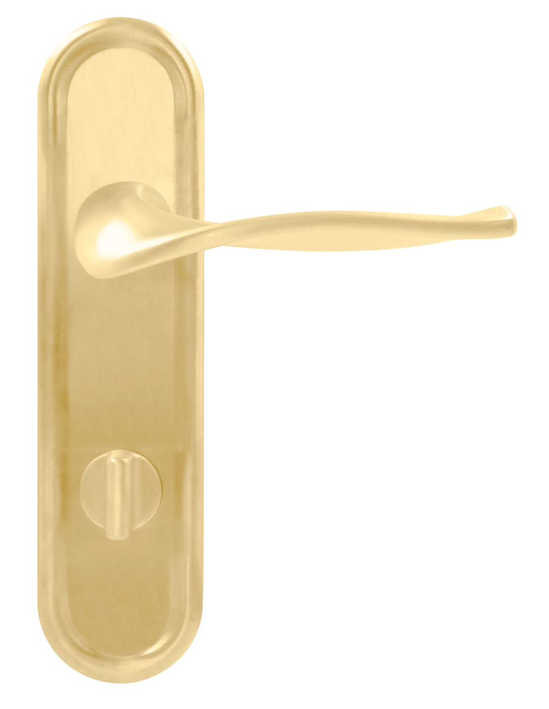 Ручка дверная SKYSCRAPER PLR WC AH на планке под сантехническую завертку, цвет Осенний мёд/Autumn Honey фото купить в Балашихе