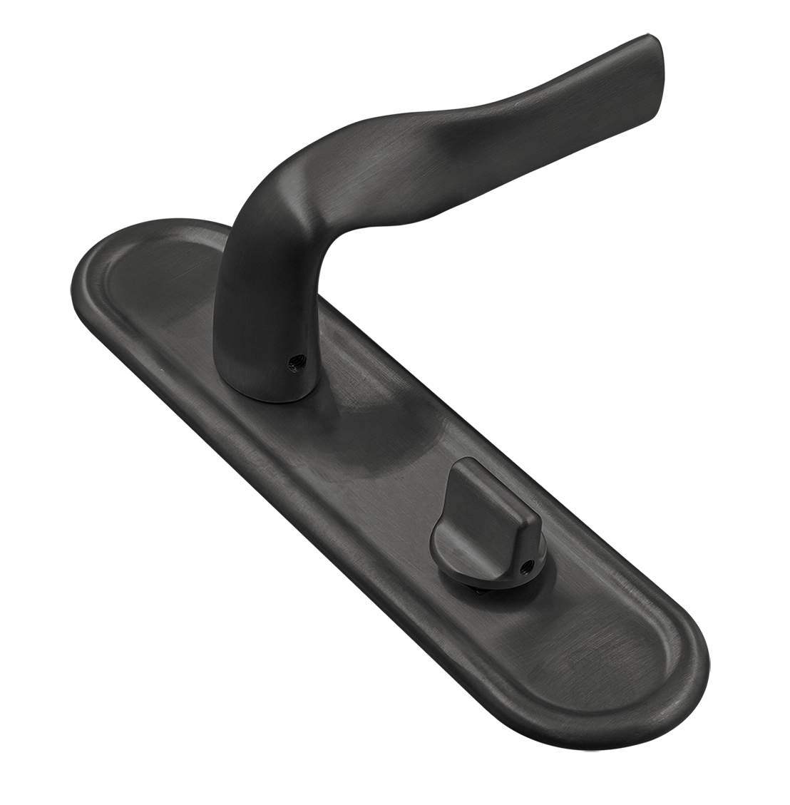 Ручка дверная LVB PLR WC SST на планке под сантехническую завертку, цвет Летняя гроза/Summer Storm фото купить Балашиха