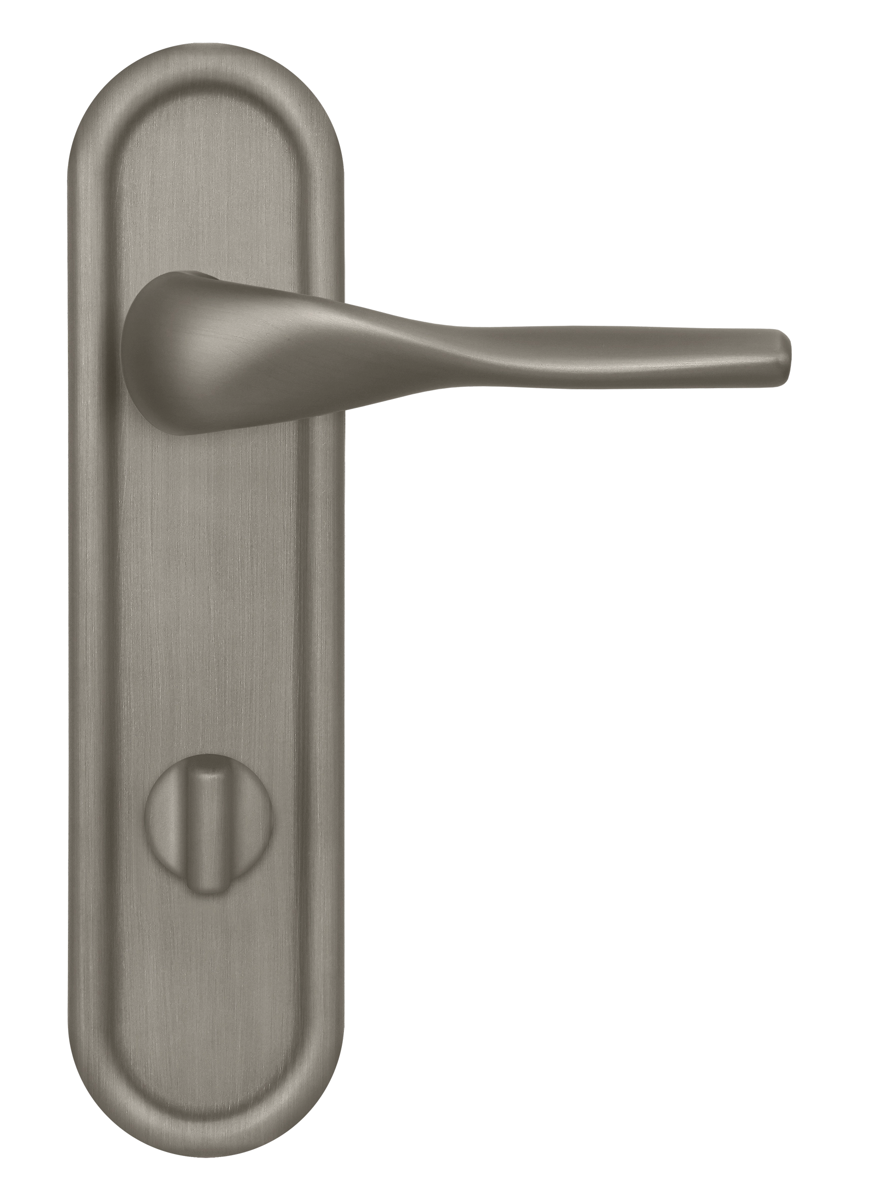 Ручка дверная LVB PLR WC SMI на планке под сантехническую завертку, цвет Весенняя дымка/Spring Mist фото купить в Балашихе