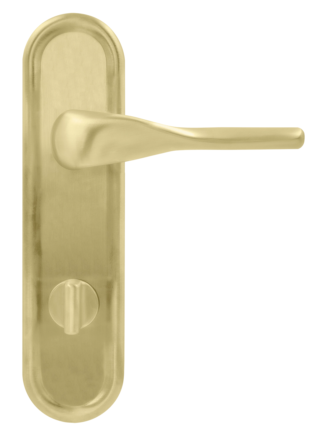 Ручка дверная LVB PLR WC AH на планке под сантехническую завертку, цвет Осенний мёд/Autumn Honey фото купить в Балашихе