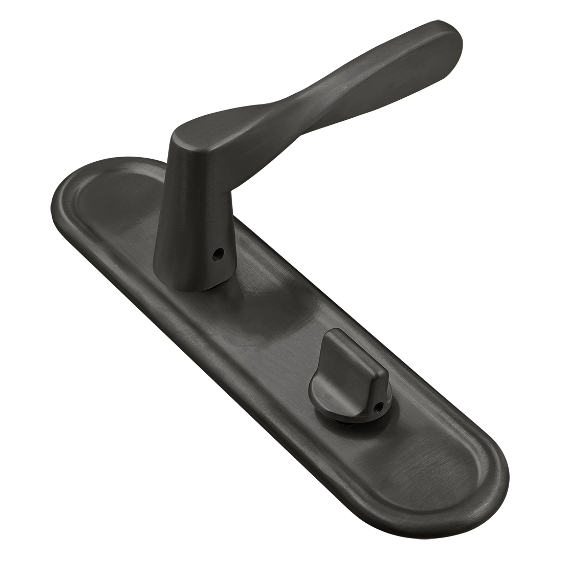 Ручка дверная THE OLYMPICS PLR WC SST на планке под сантехническую завертку, цвет Летняя гроза/Summer Storm фото купить Балашиха