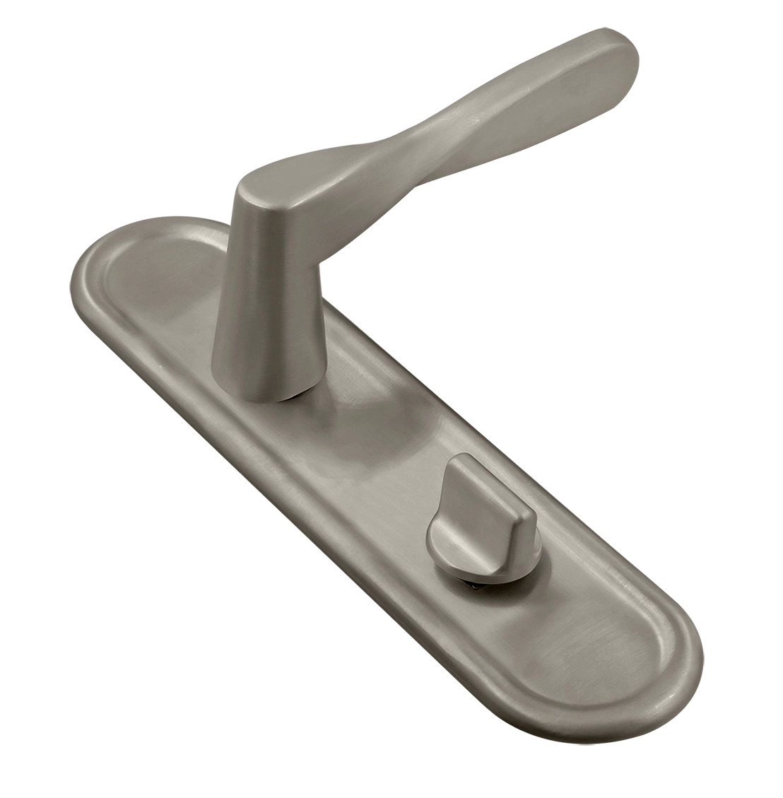 Ручка дверная THE OLYMPICS PLR WC SMI на планке под сантехническую завертку, цвет Весенняя дымка/Spring Mist фото купить Балашиха