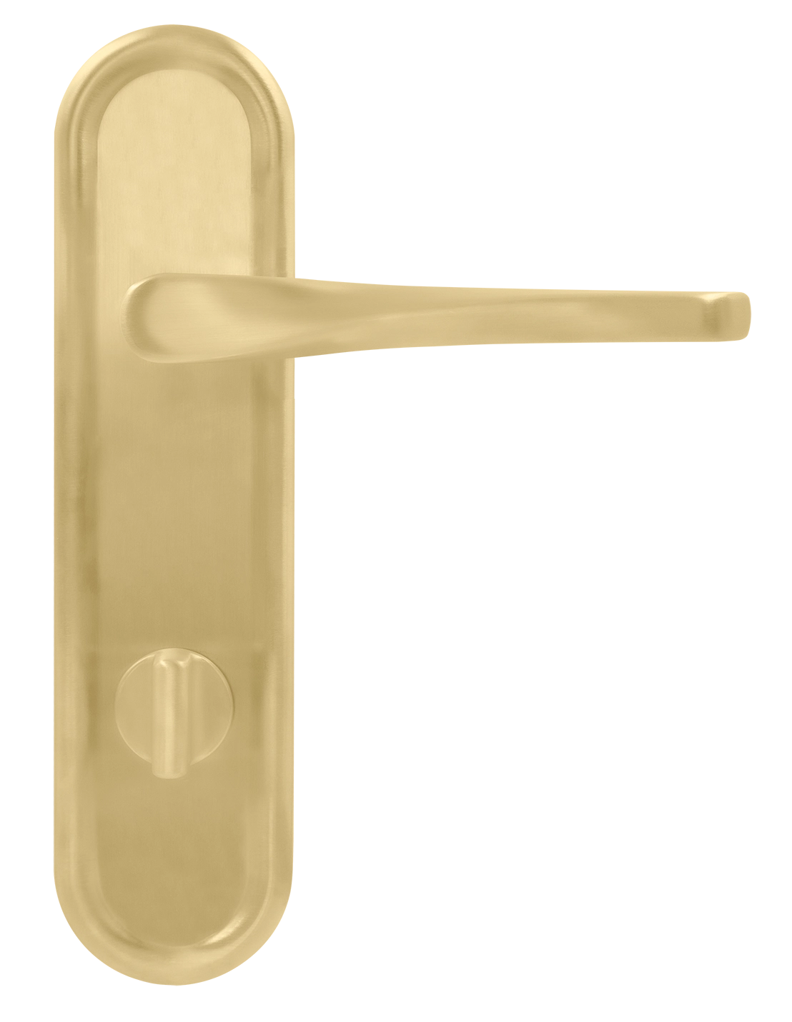 Ручка дверная THE OLYMPICS PLR WC AH на планке под сантехническую завертку, цвет Осенний мёд/Autumn Honey фото купить в Балашихе