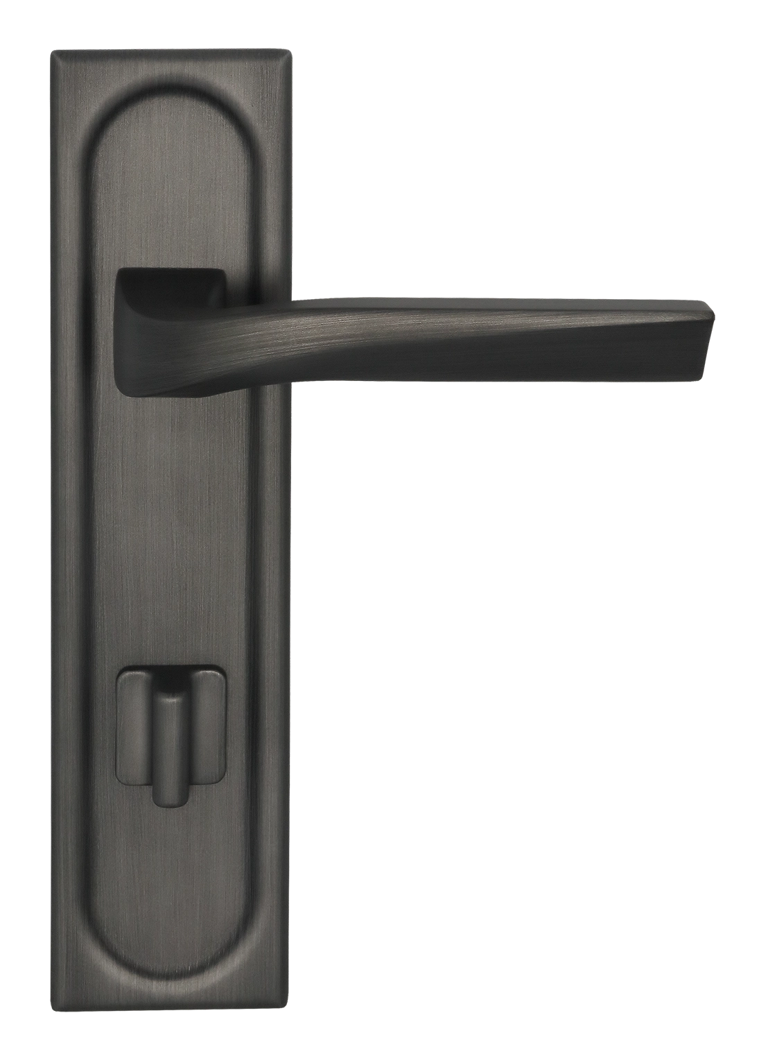 Ручка дверная WD CONCERT HALL PLS WC SST на планке под сантехническую завертку, цвет Летняя гроза/Summer Storm фото фурнитура Балашиха