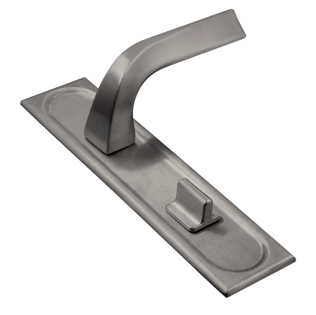 Ручка дверная WD CONCERT HALL PLS WC WF на планке под сантехническую завертку, цвет Зимняя стужа/Winter Frost фото купить Балашиха