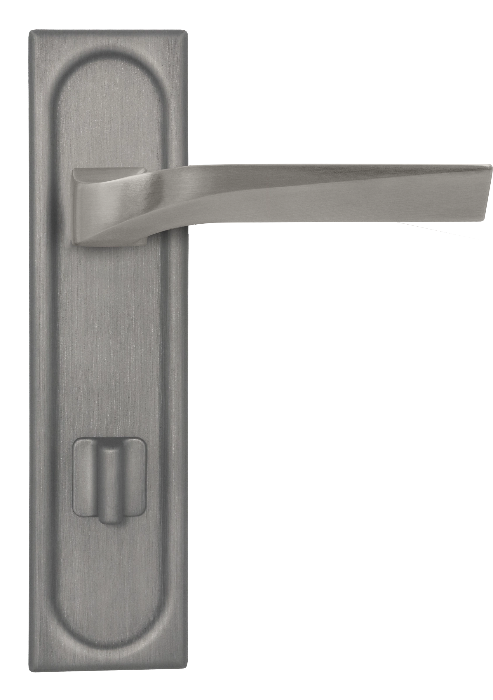 Ручка дверная WD CONCERT HALL PLS WC WF на планке под сантехническую завертку, цвет Зимняя стужа/Winter Frost фото купить в Балашихе