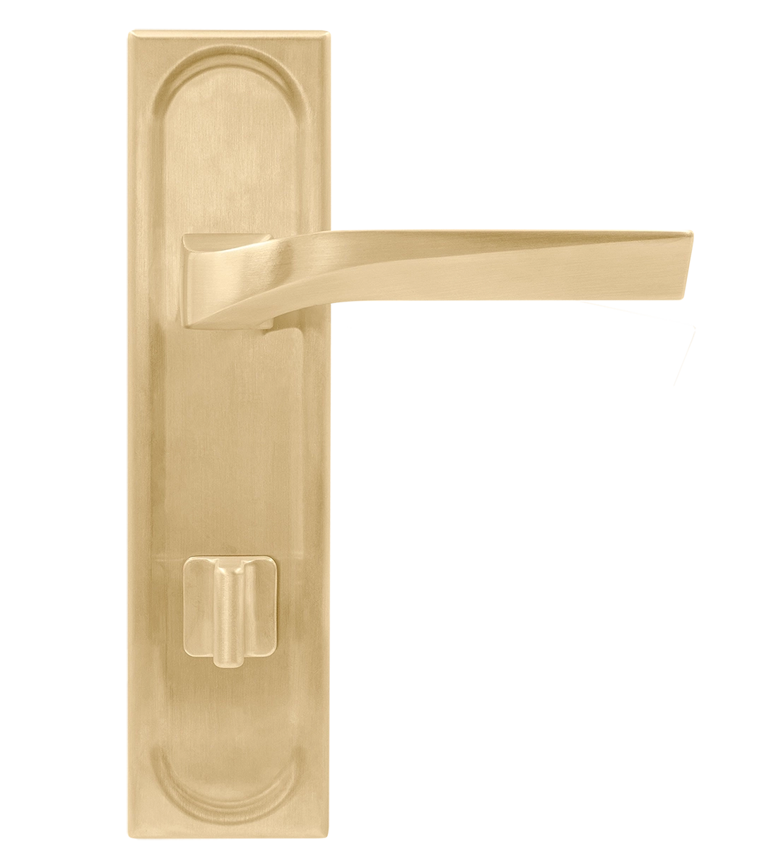 Ручка дверная WD CONCERT HALL PLS WC AH на планке под сантехническую завертку, цвет Осенний мёд/Autumn Honey фото купить в Балашихе