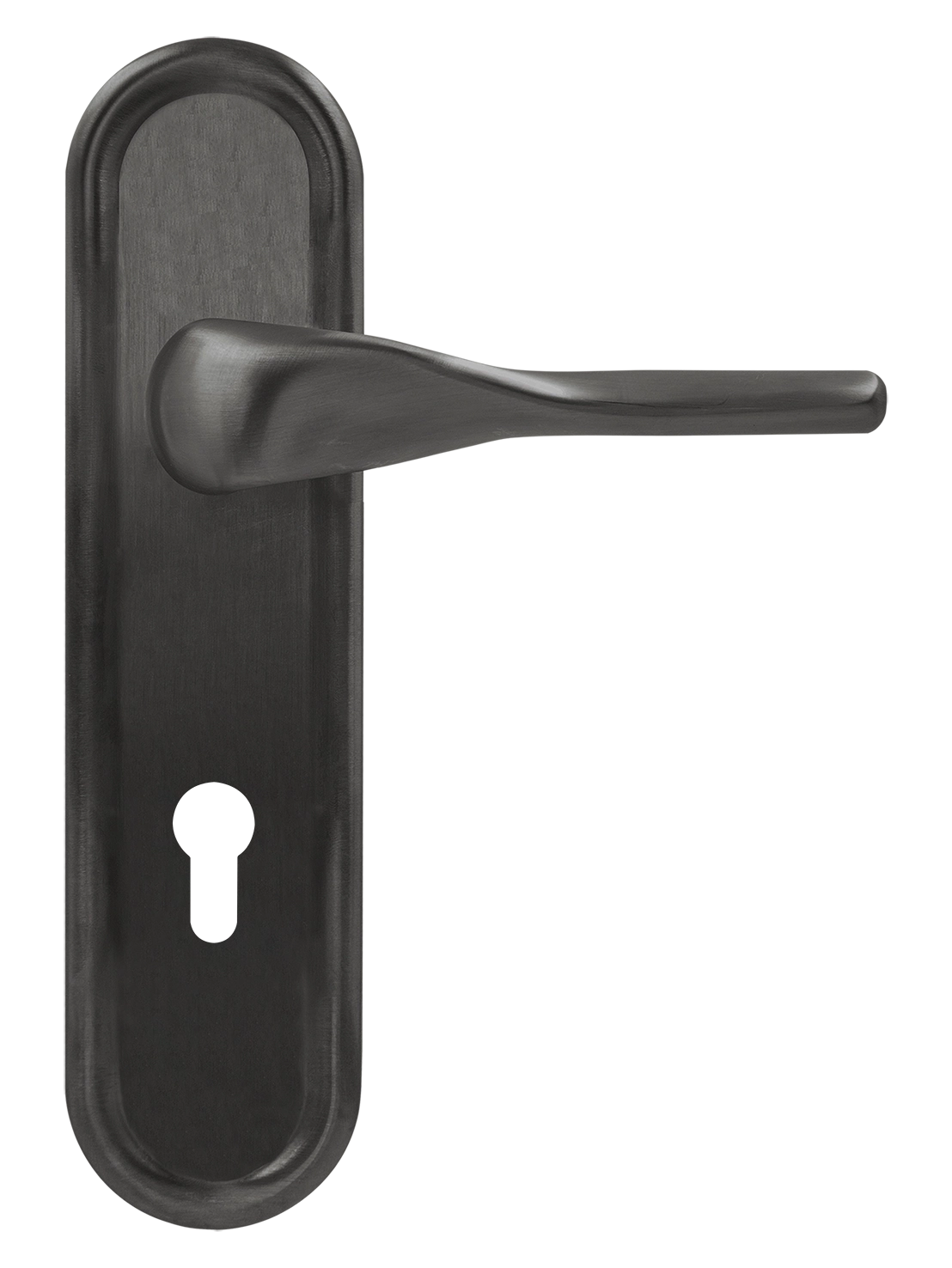 Ручка дверная LVB PLR KH SST на планке под ключевой цилиндр, цвет Летняя гроза/Summer Storm фото купить Балашиха