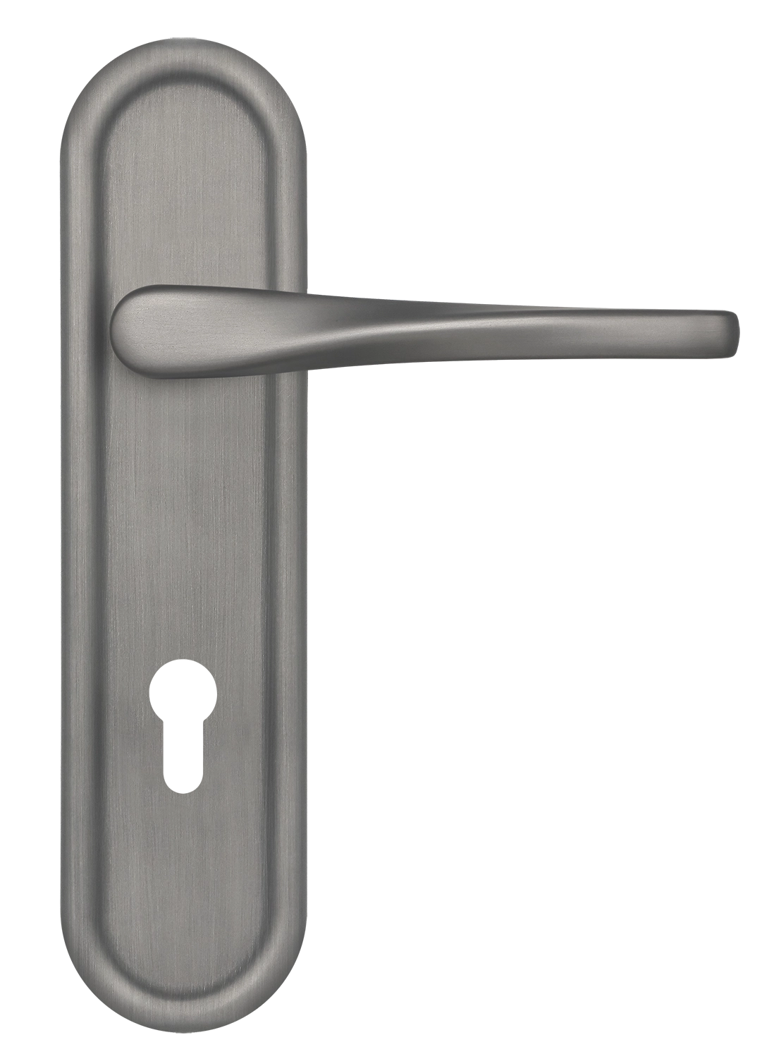 Ручка дверная THE OLYMPICS PLR KH WF на планке под ключевой цилиндр, цвет Зимняя стужа/Winter Frost фото купить Балашиха