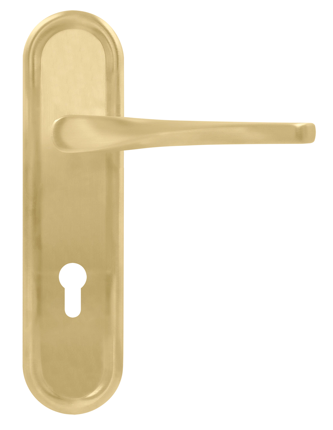 Ручка дверная THE OLYMPICS PLR KH AH на планке под ключевой цилиндр