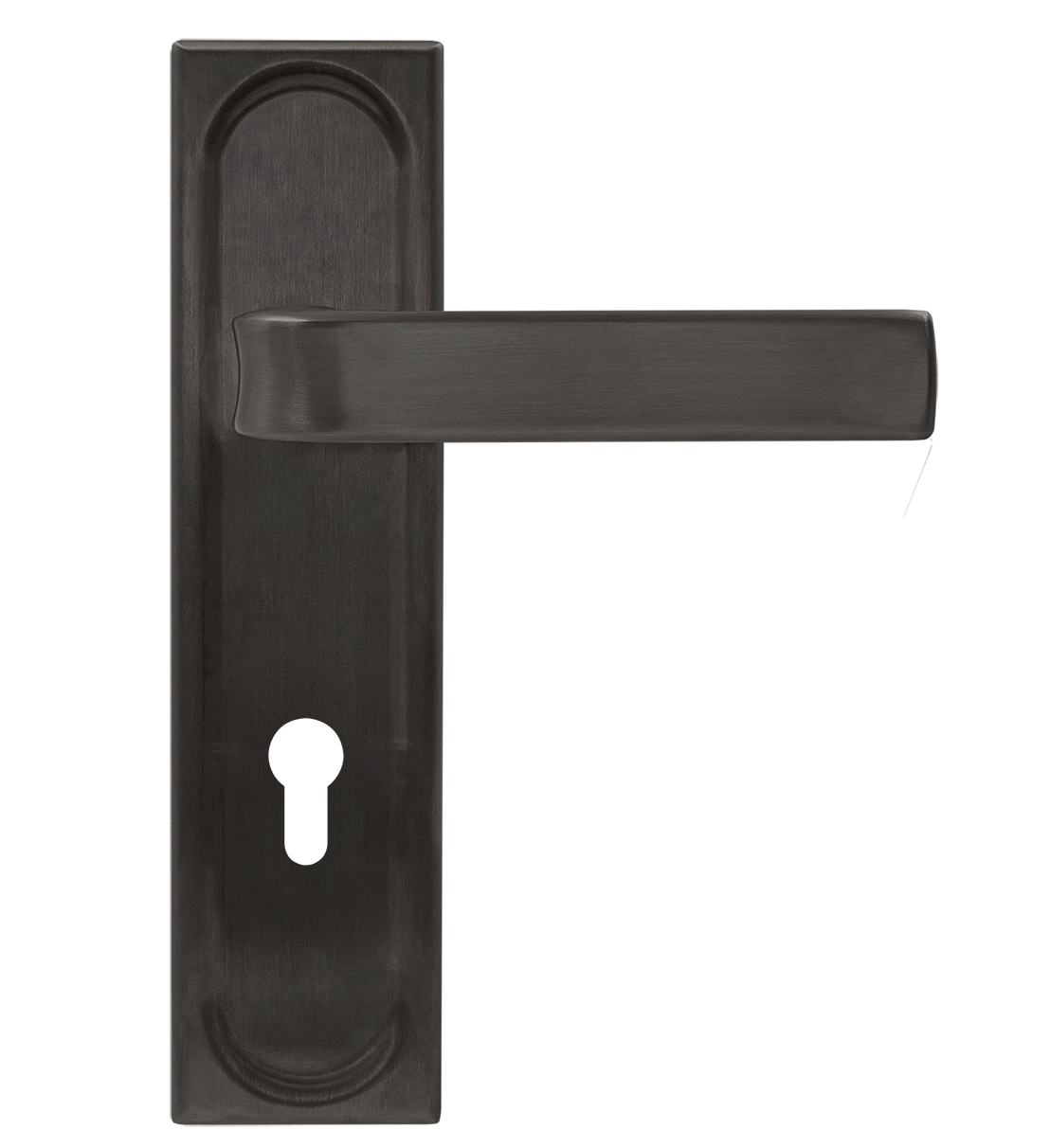 Ручка дверная THE BUS STATION PLS KH SST на планке под ключевой цилиндр, цвет Летняя гроза/Summer Storm фото купить Балашиха