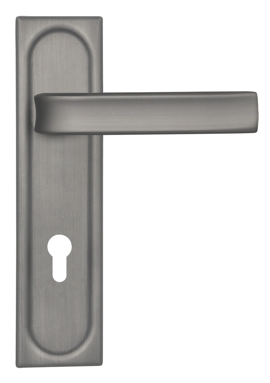Ручка дверная THE BUS STATION PLS KH WF на планке под ключевой цилиндр