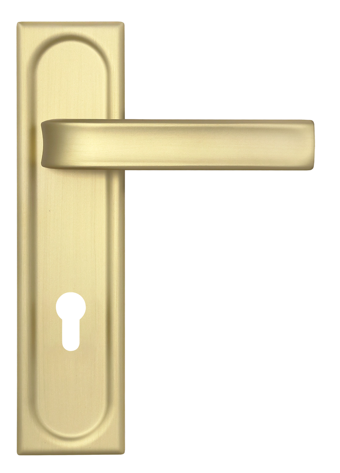 Ручка дверная THE BUS STATION PLS KH AH на планке под ключевой цилиндр, цвет Весенняя дымка/Spring Mist фото купить Балашиха