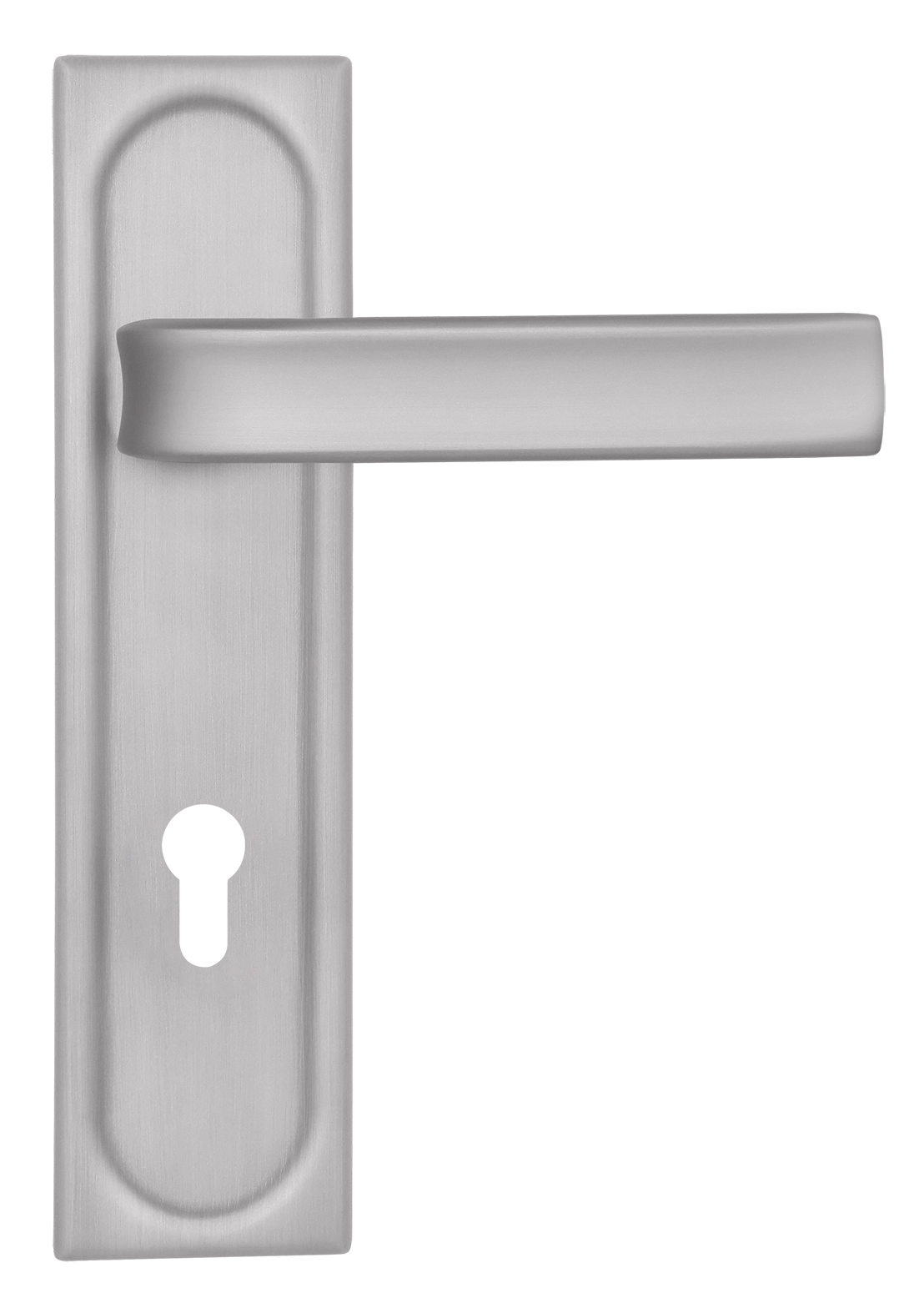 Ручка дверная THE BUS STATION PLS KH SSW на планке под ключевой цилиндр, цвет Стокгольмский снегопад/Stockholm Snowfall фото купить Балашиха