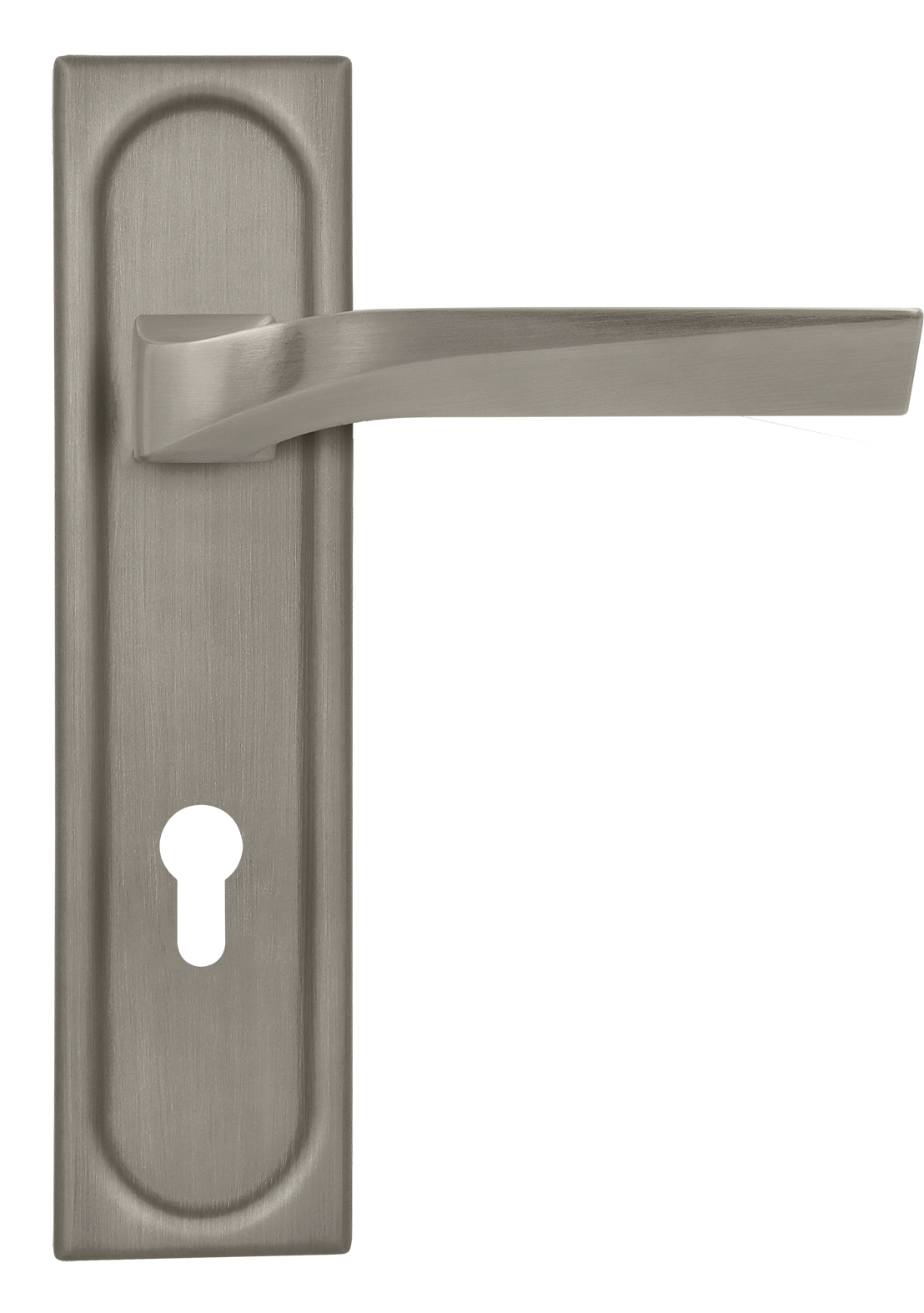 Ручка дверная WD CONCERT HALL PLS KH SMI на планке под ключевой цилиндр, цвет Весенняя дымка/Spring Mist фото купить Балашиха