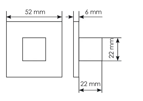 Комплект дверных ручек MH-54-S6 BL с заверткой MH-WC-S6 BL + замок M1895 BL, цвет черный фото дверная фурнитура Балашиха