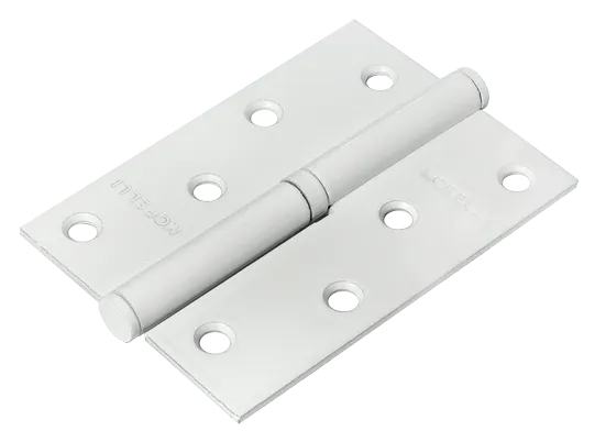 Петля карточная разъемная MSND 100X70X2.5 W L с подшипником стальная левая, врезная, цвет белый фото купить Балашиха