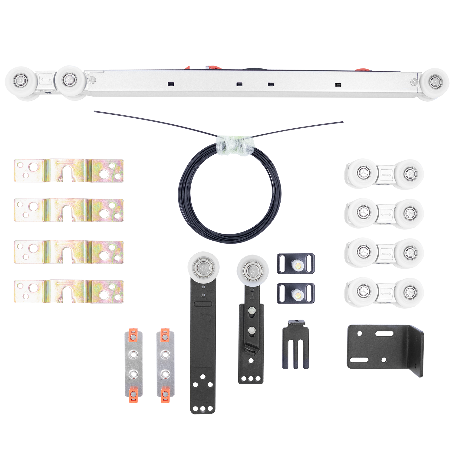 SET-TS 2+1, комплект системы TS для раздвижных дверей на 3 полотна (2 подвижных и 1 стационарное) фото купить Балашиха