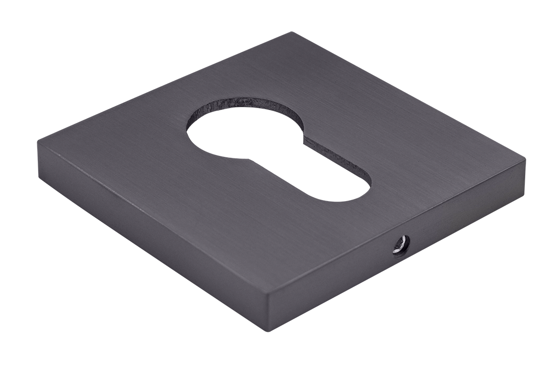 Накладка на замок MH-KH-S6 GR под евроцилиндр, цвет graphite фото купить Балашиха