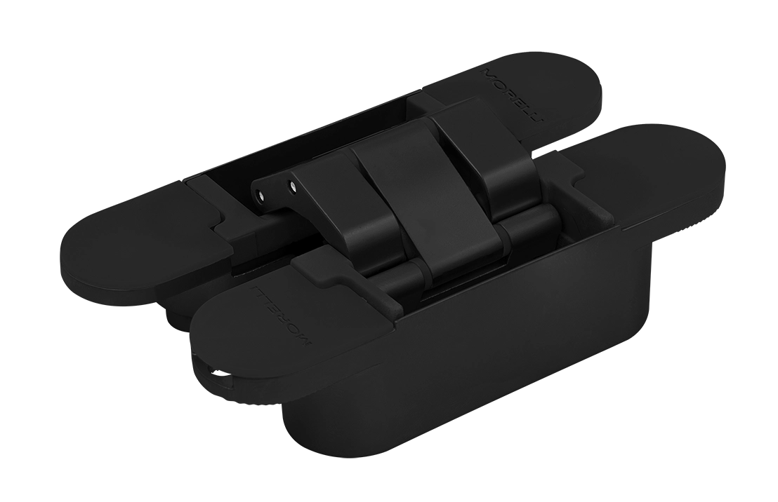 Петля скрытая HH-28 B врезная с 3D-регулировкой вес полотна до 40 кг, цвет черный фото купить Балашиха