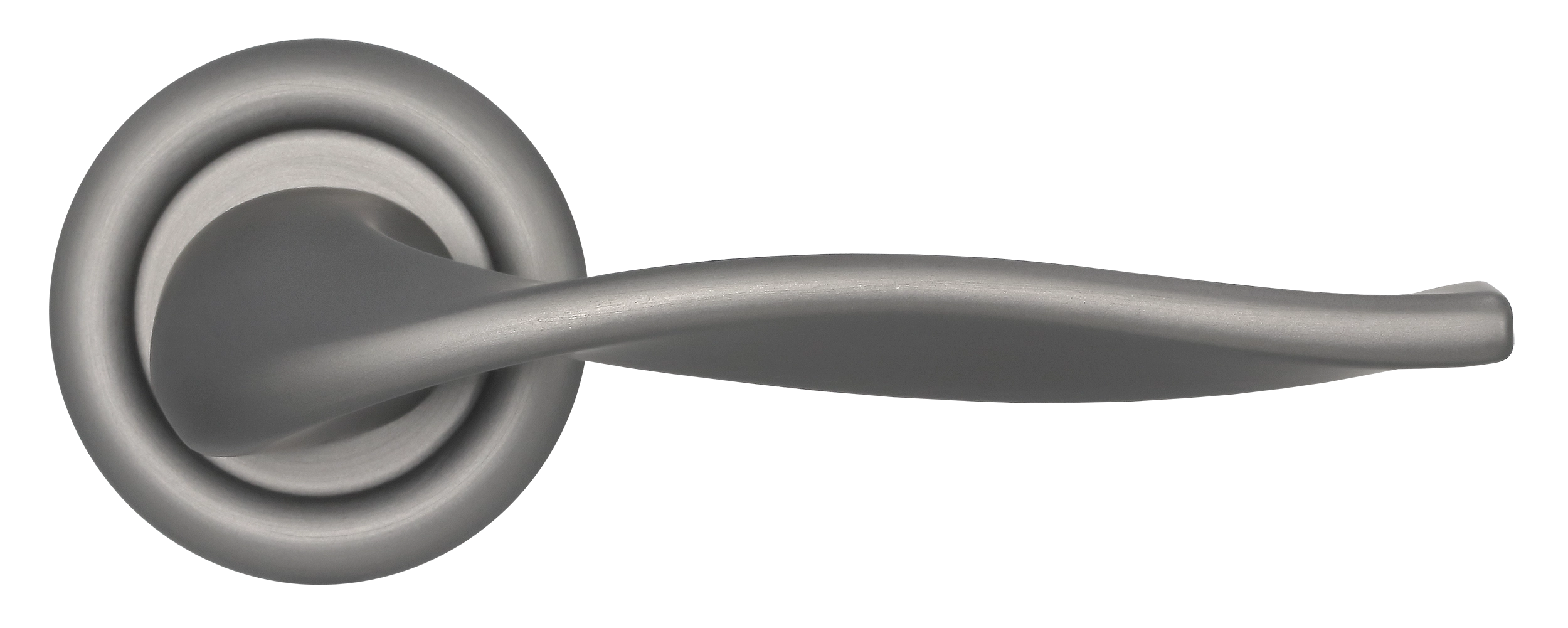 Ручка дверная SKYSCRAPER R7 WF на круглой розетке, цвет Зимняя стужа/Winter Frost фото купить в Балашихе