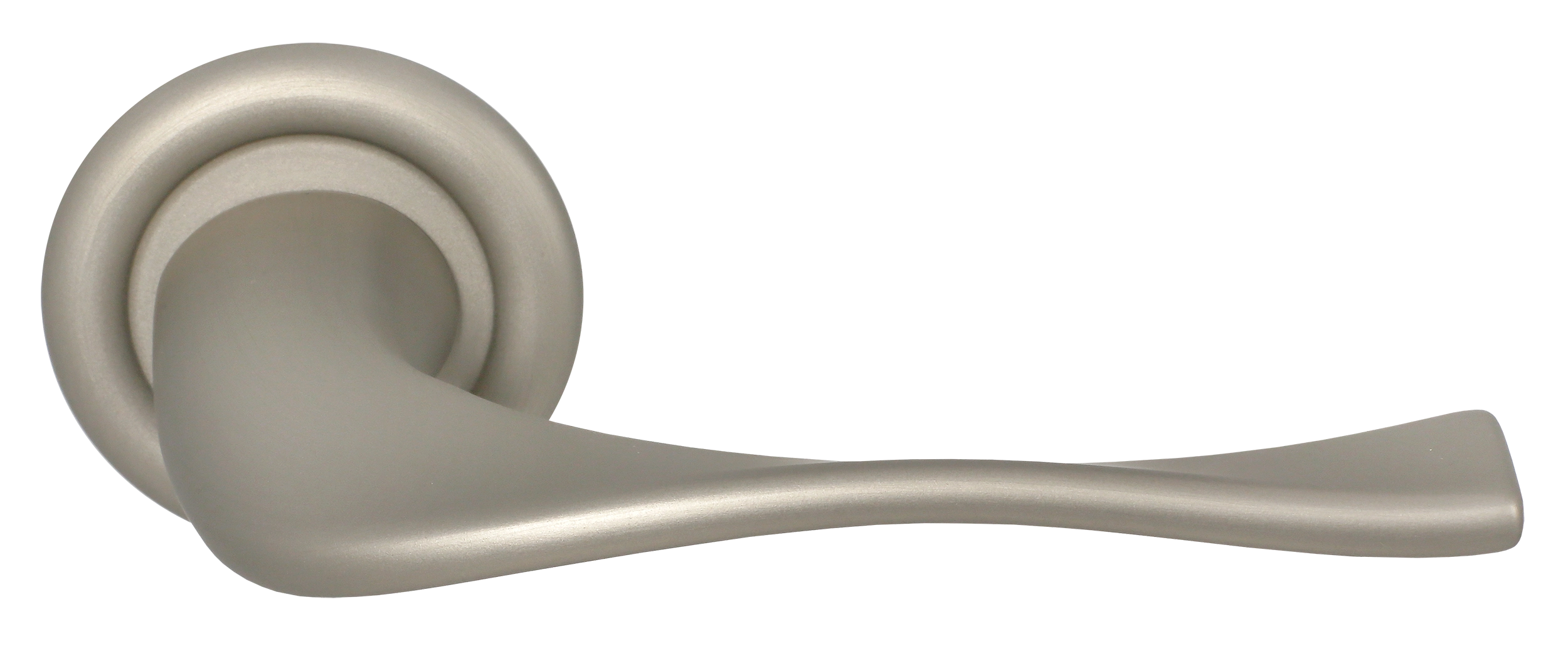 Ручка дверная SKYSCRAPER R7 SMI на круглой розетке, цвет Весенняя дымка/Spring Mist фото купить Балашиха