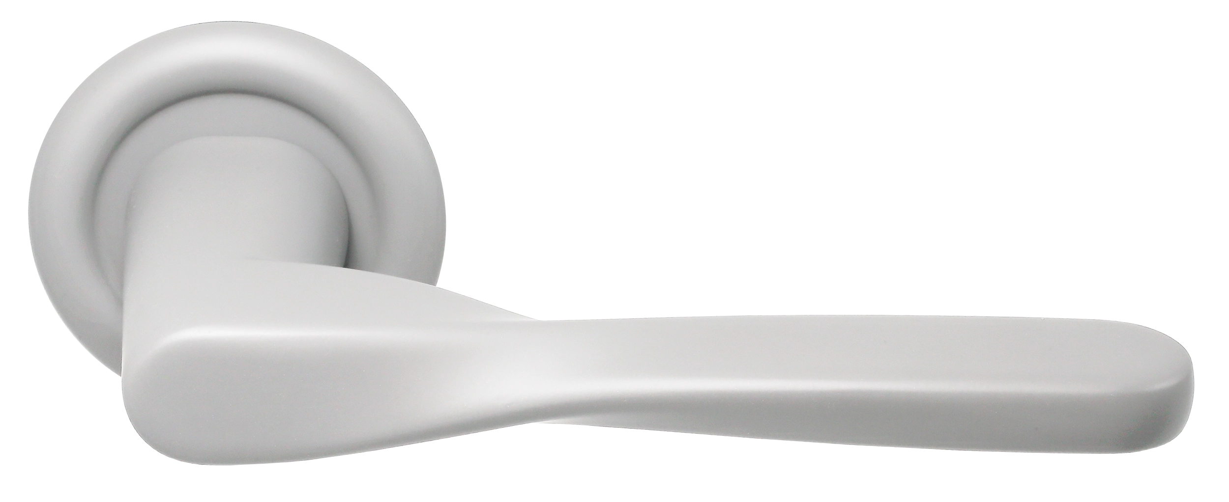 Ручка дверная THE OLYMPICS R7 SSW на круглой розетке, цвет Стокгольмский снегопад/Stockholm Snowfall фото купить Балашиха