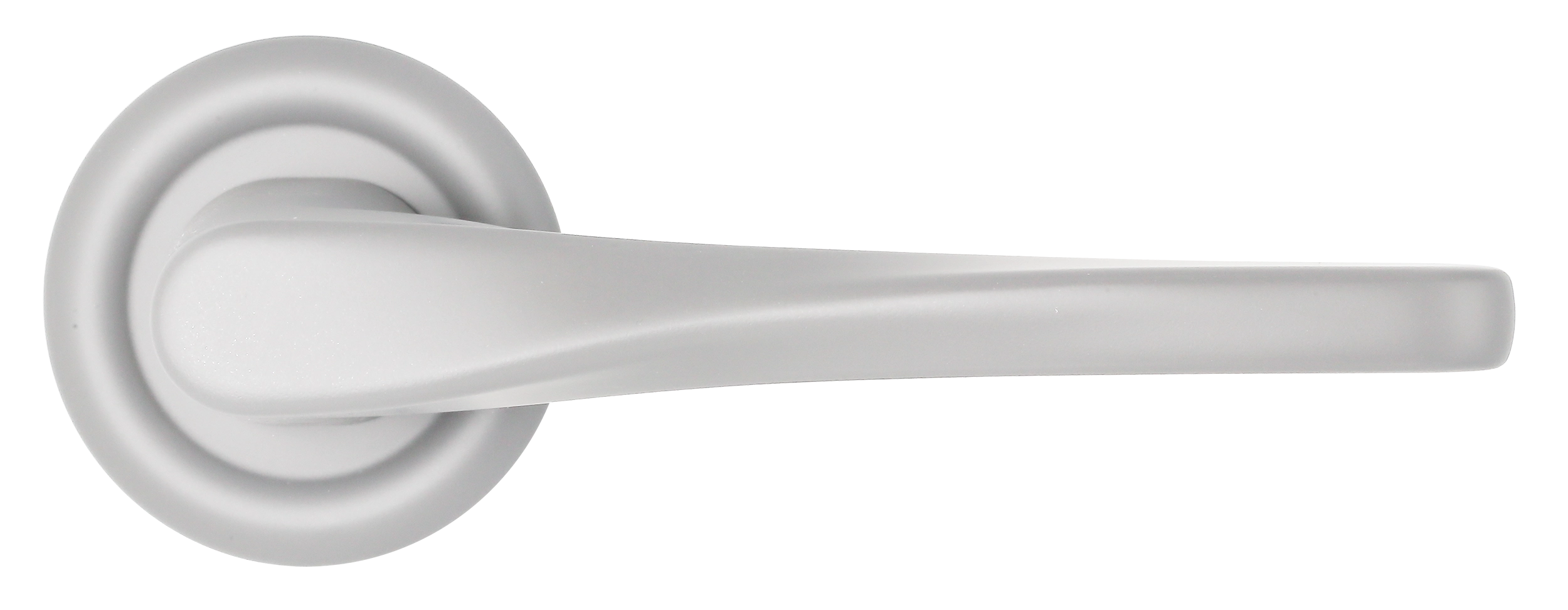 Ручка дверная THE OLYMPICS R7 SSW на круглой розетке, цвет Стокгольмский снегопад/Stockholm Snowfall фото купить в Балашихе