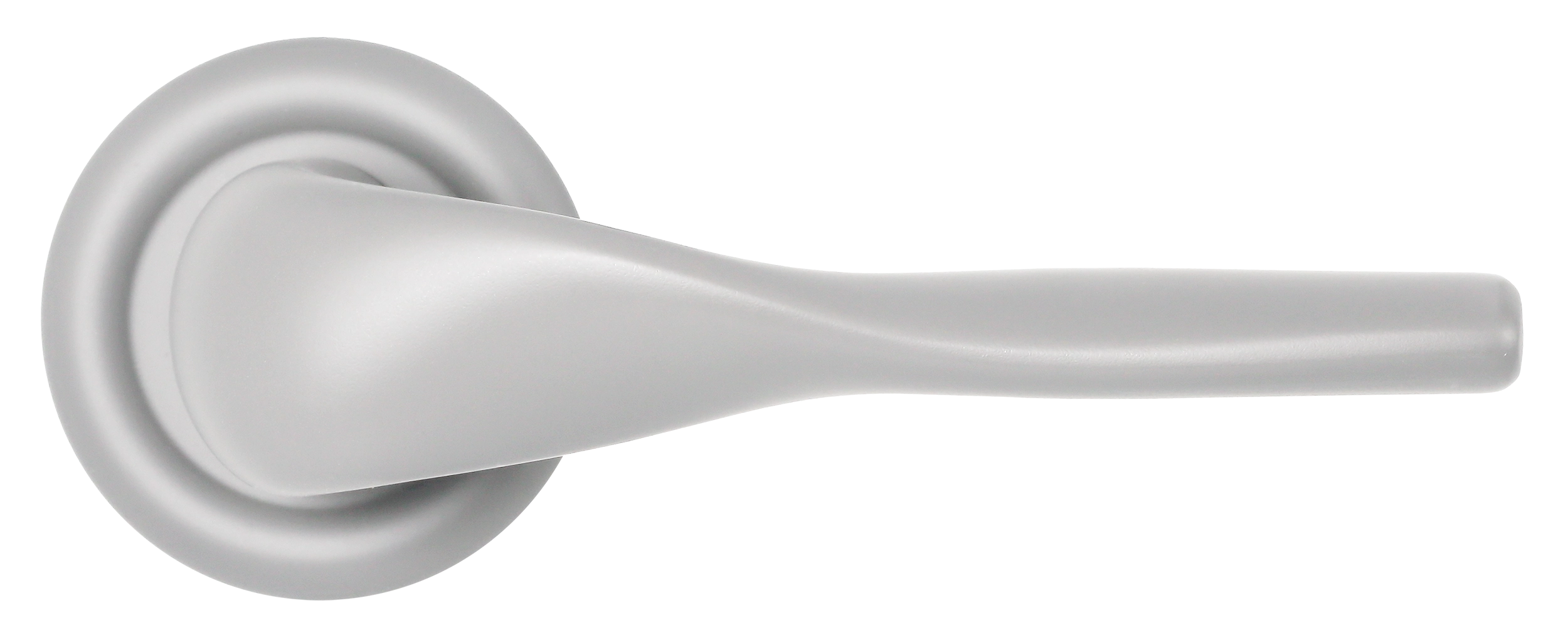 Ручка дверная LVB R7 SSW на круглой розетке, цвет Стокгольмский снегопад/Stockholm Snowfall фото купить в Балашихе
