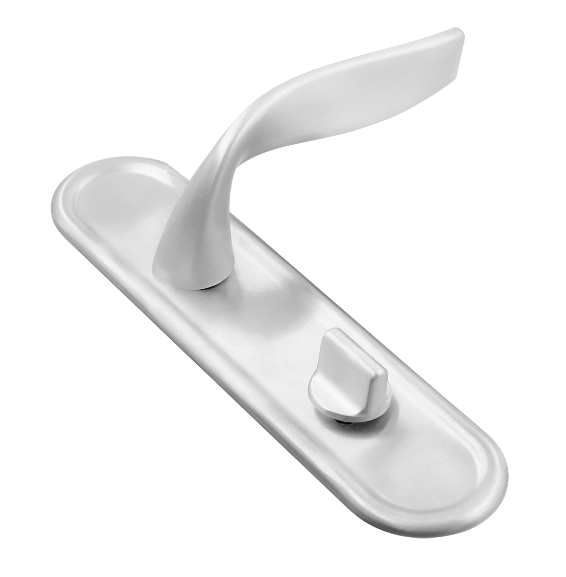 Ручка дверная SKYSCRAPER PLR SSW на планке, цвет Стокгольмский снегопад/Stockholm Snowfall фото купить Балашиха