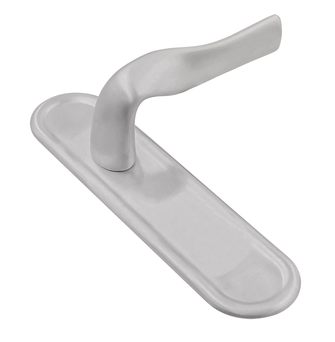 Ручка дверная LVB PLR SSW на планке, цвет Стокгольмский снегопад/Stockholm Snowfall фото купить Балашиха