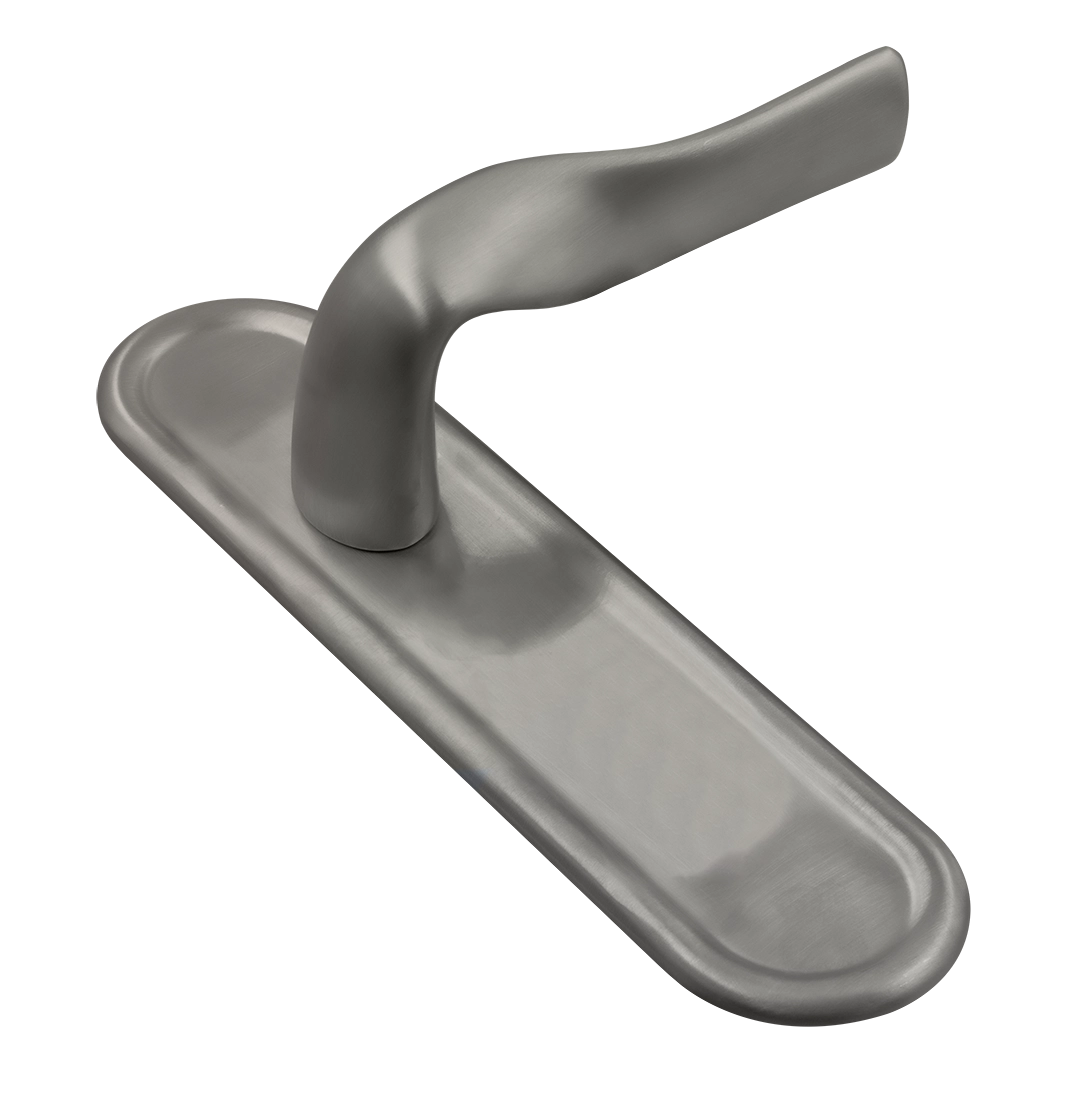 Ручка дверная LVB PLR WF на планке, цвет Зимняя стужа/Winter Frost фото купить Балашиха