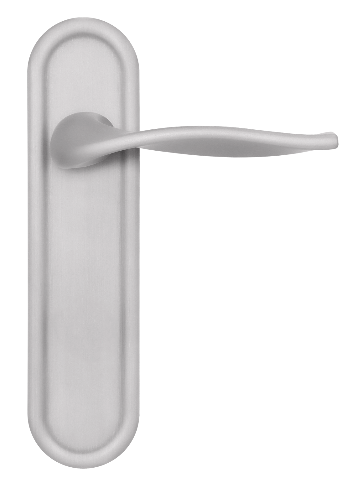 Ручка дверная SKYSCRAPER PLR SSW на планке, цвет Стокгольмский снегопад/Stockholm Snowfall фото купить в Балашихе