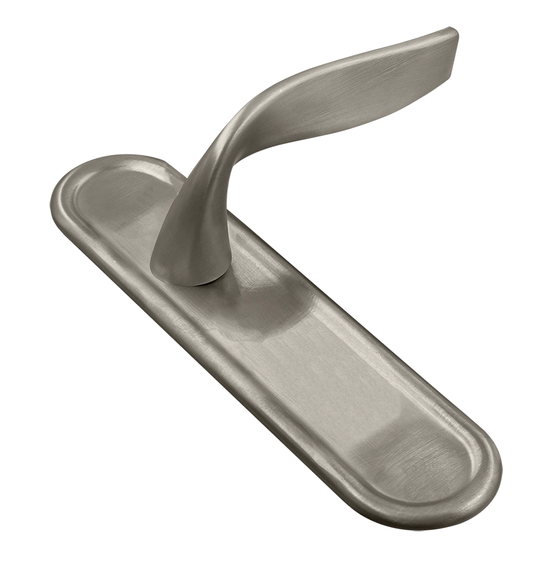 Ручка дверная SKYSCRAPER PLR SMI на планке, цвет Весенняя дымка/Spring Mist фото купить Балашиха