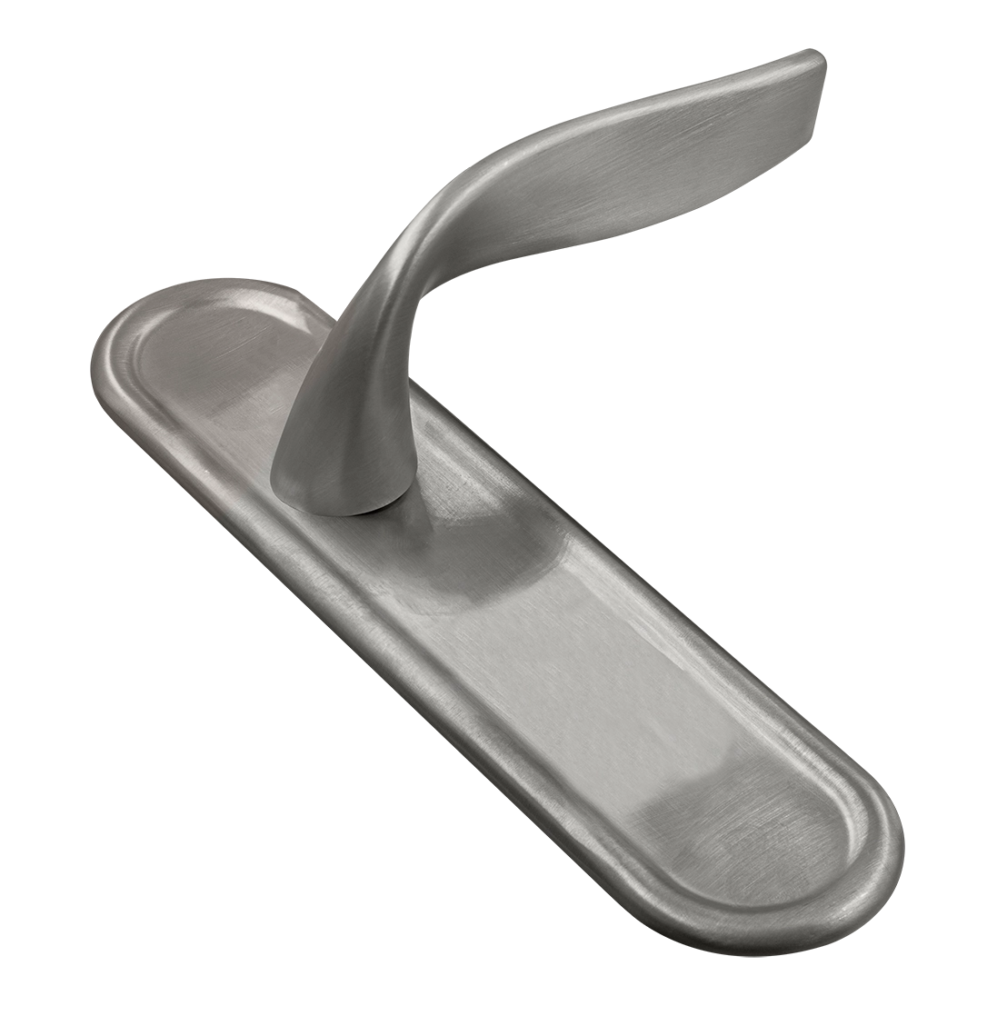 Ручка дверная SKYSCRAPER PLR WF на планке, цвет Зимняя стужа/Winter Frost фото купить Балашиха