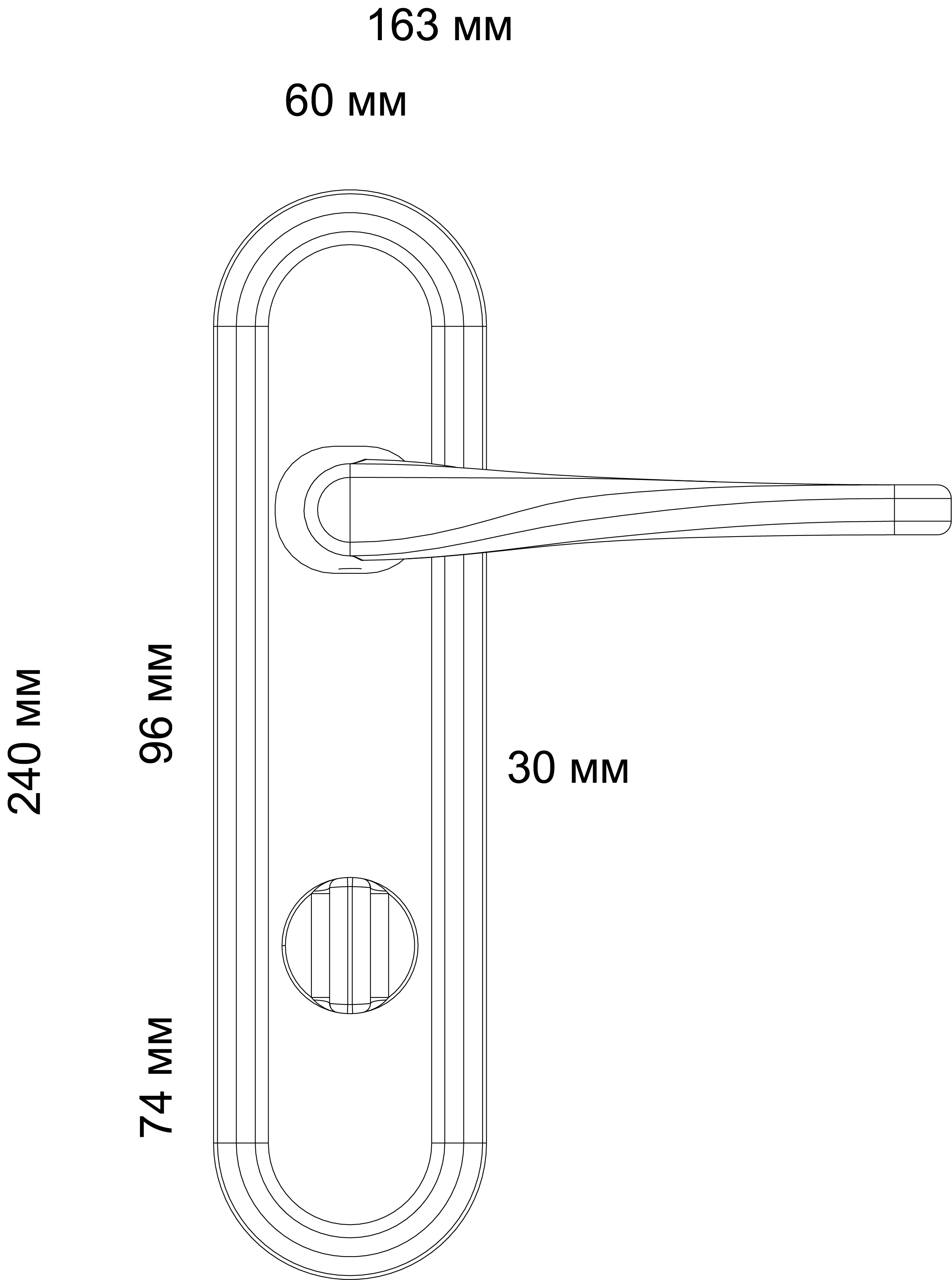 Ручка дверная THE OLYMPICS PLR WF на планке, цвет Зимняя стужа/Winter Frost фото фурнитура Балашиха